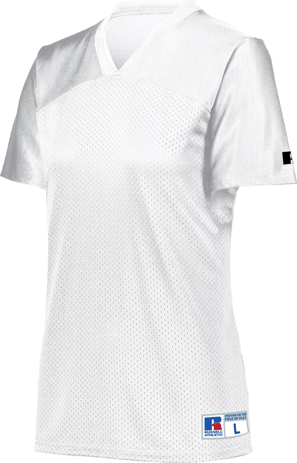 WHITE LDS SOLID FLAG FOOTBALL JERSEY