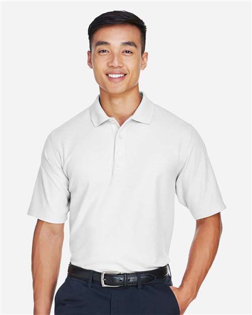 White Men&#39;s DRYTEC20™ Performance Polo - DG150