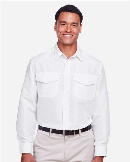 White Men&#39;s Key West Performance Staff Shirt - M580L