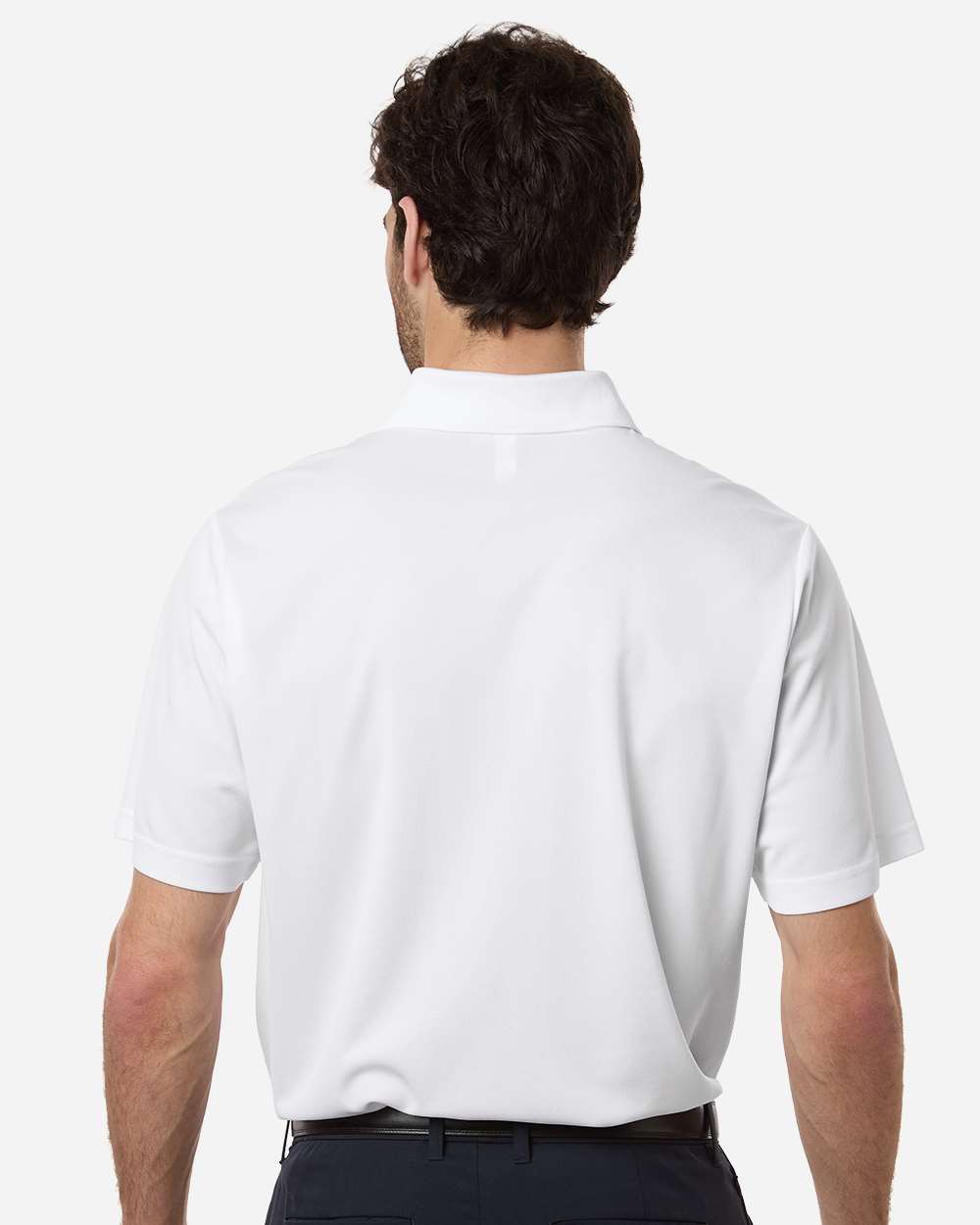 White Men's Nova Performance Pique Pocket Polo - CE108P plain