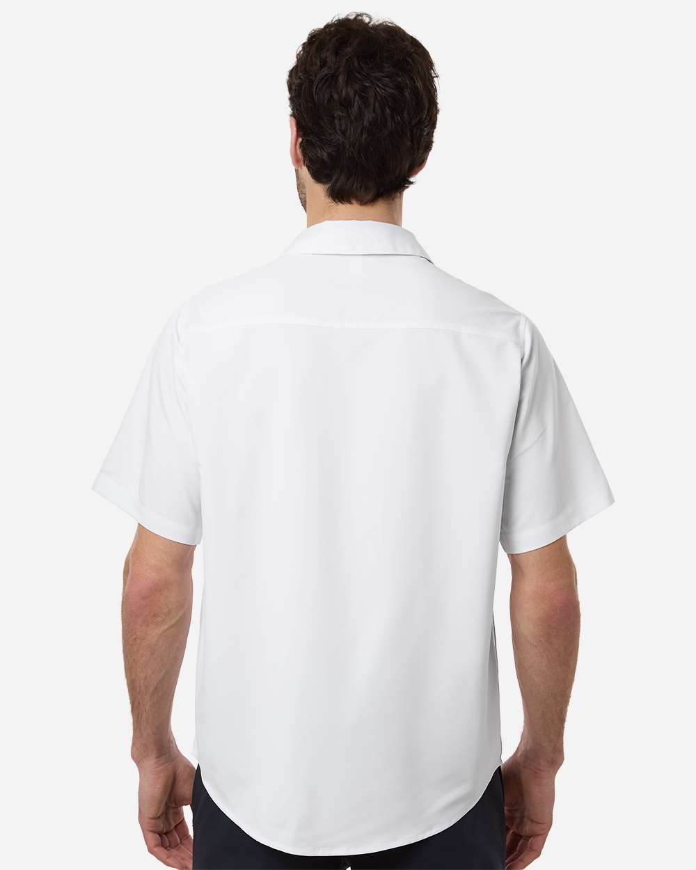 White Men's UltraUVP Shoreline Short Sleeve Staff Shirt - CE520