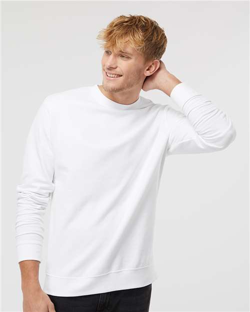 White Midweight Crewneck Sweatshirt - SS3000