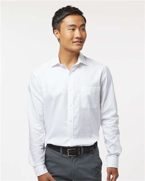 White New England Cotton Oxford Shirt - 13TH106