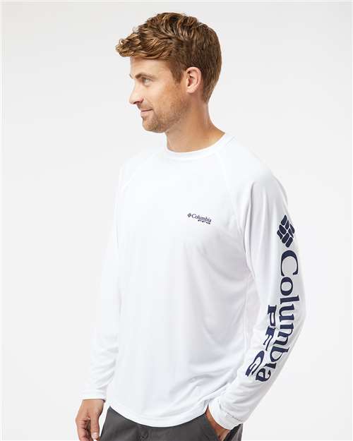 White/ Nightshade PFG Terminal Tackle™ Long Sleeve T-Shirt - 138826
