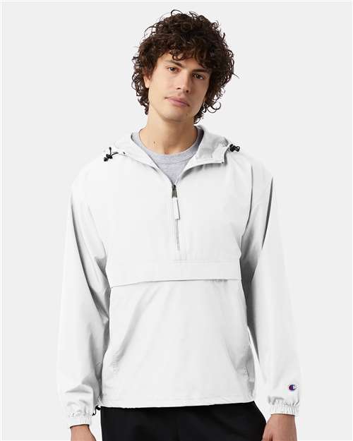 White Packable Anorak Jacket - CO200