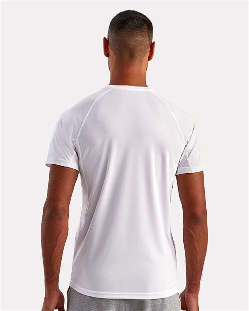 White Panelled Tech T-Shirt - TD011