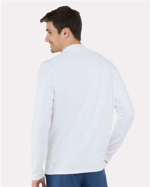 White Perfect Quarter-Zip Pullover - BM5203