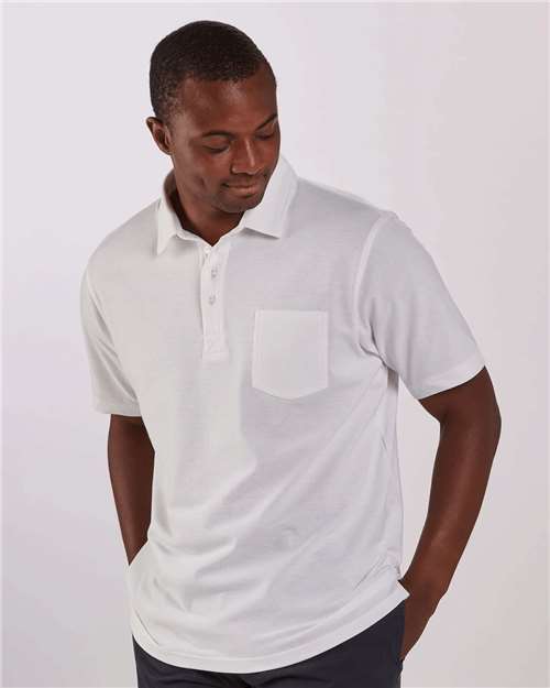 White Pique Polo - BM2301