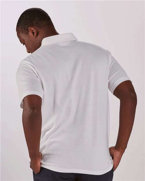 White Pique Polo - BM2301