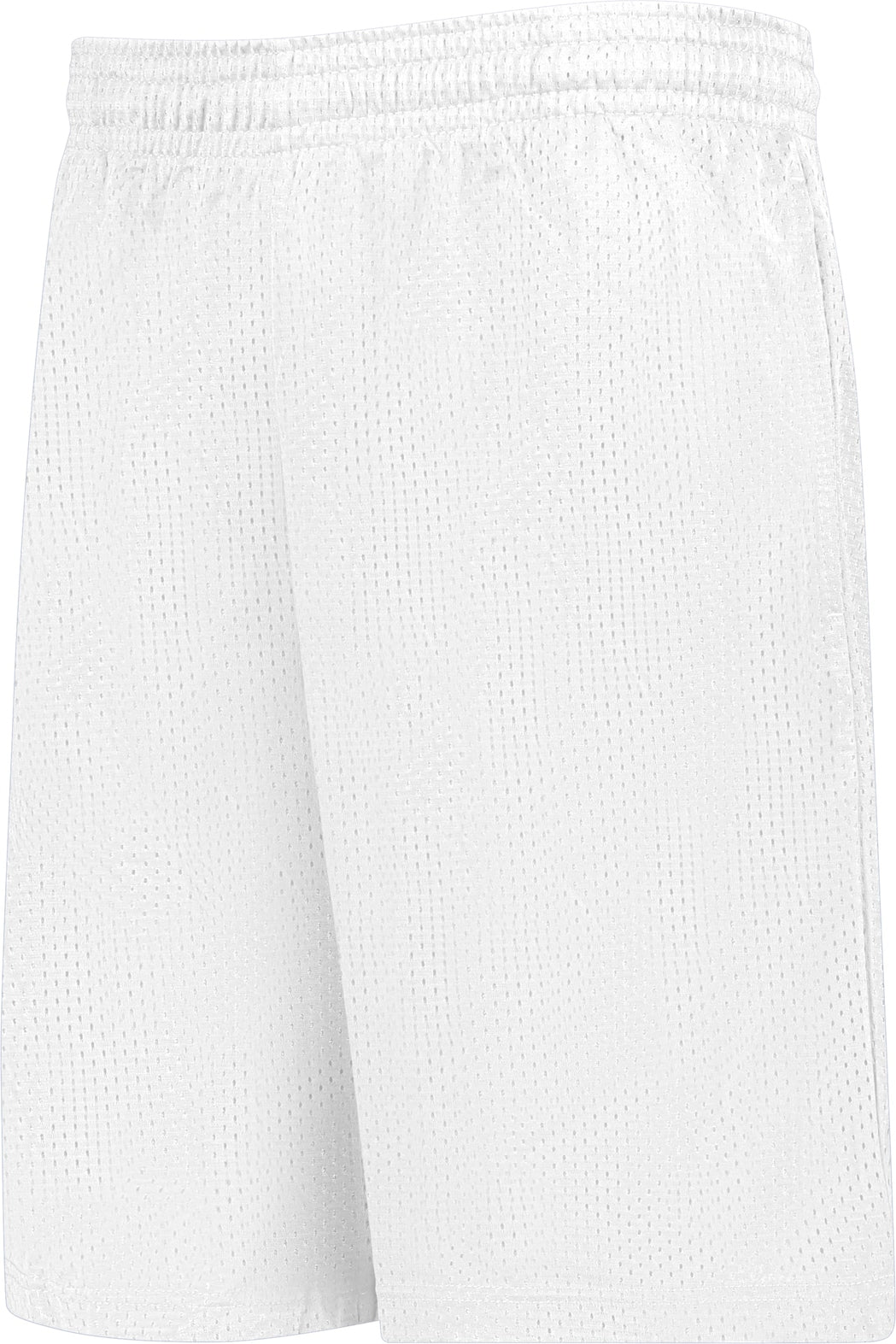 WHITE POCKETED MESH SHORT