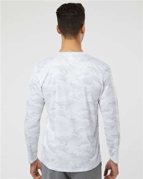 White Pompano Performance Camo Long Sleeve T-Shirt - 217
