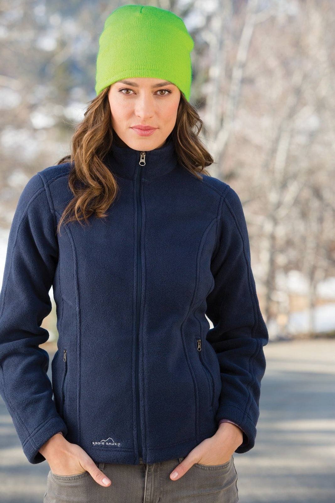 White Port Authority Fleece-Lined Beanie Cap. CP91L