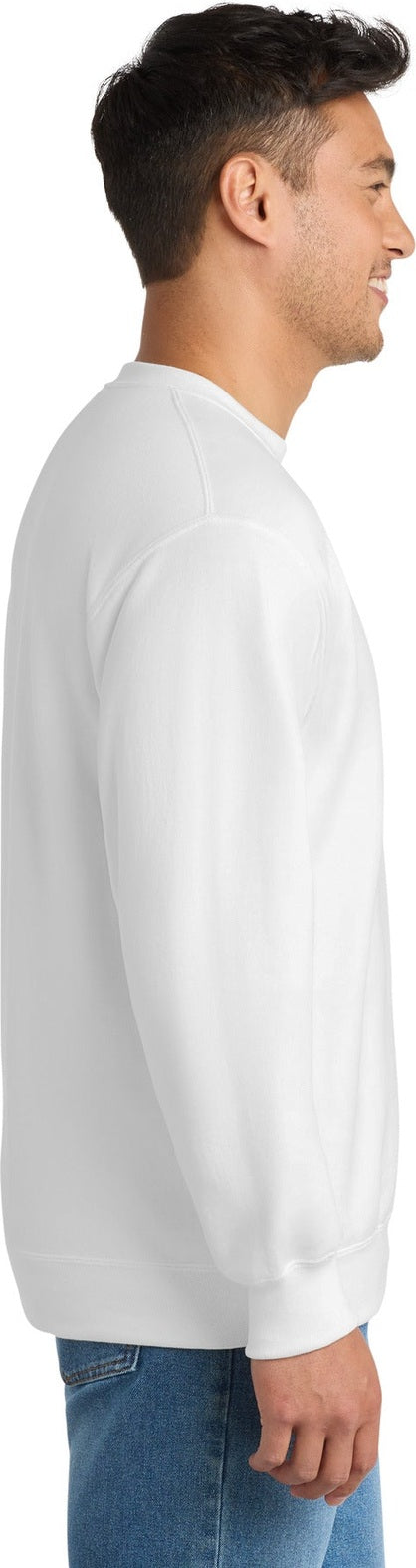 White Port & Co Essential Fleece Crewneck Sweatshirt. PC90