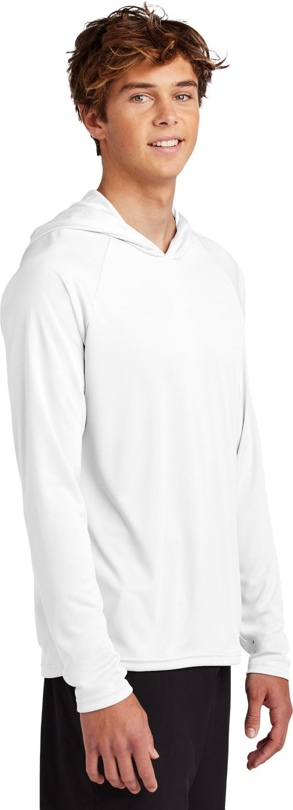 White Port & Co Performance Pullover Hooded Tee PC380H