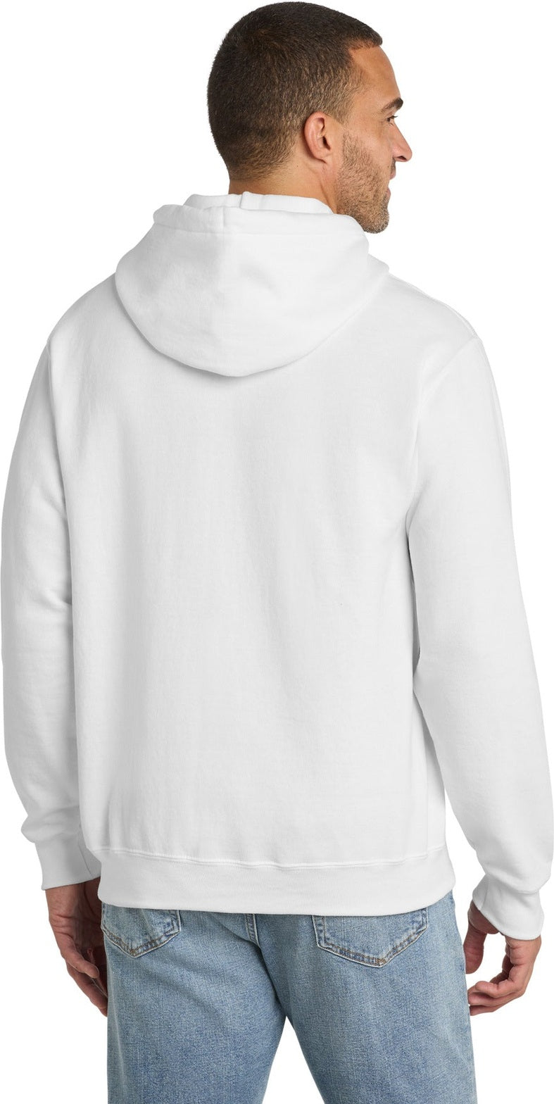 White Port & Co Tall Essential Fleece Pullover Hooded Sweatshirt. PC90HT