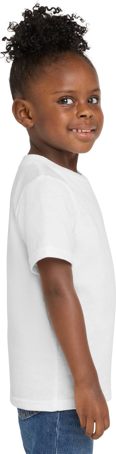 White Port & Co Toddler Core Cotton Tee. CAR54T