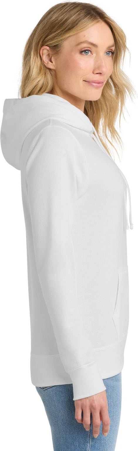 White Port & Co Women's Core Fleece Pullover Hooded Sweatshirt LPC78H