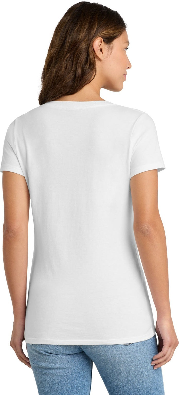 White Port & Co Women's Fan Favorite V-Neck Tee. LPC450V