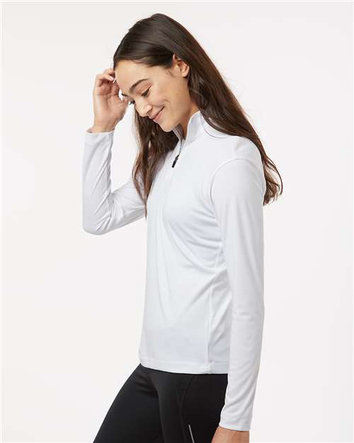 White Pro-Lock Women&#39;s Performance Quarter-Zip Pullover - 41870L