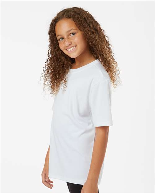 White Pro-Lock Youth Performance T-Shirt - 48000Y