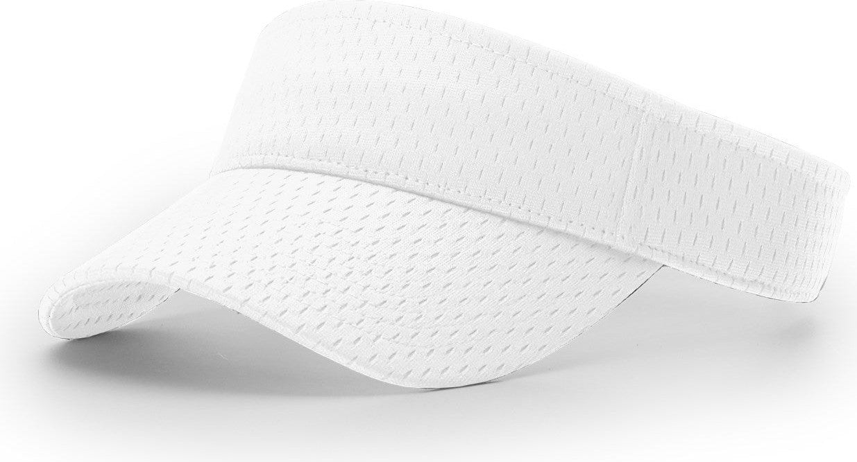 White Pro Mesh Visor  grouped