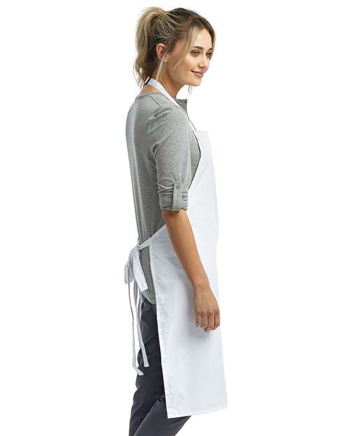 White Recycled Bib Apron - RP150