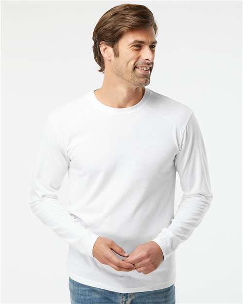 White RecycledSoft™ Long Sleeve T-Shirt - 2016