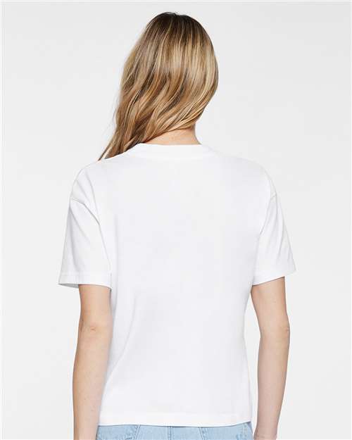 White Relaxed Crew Tee - 3520