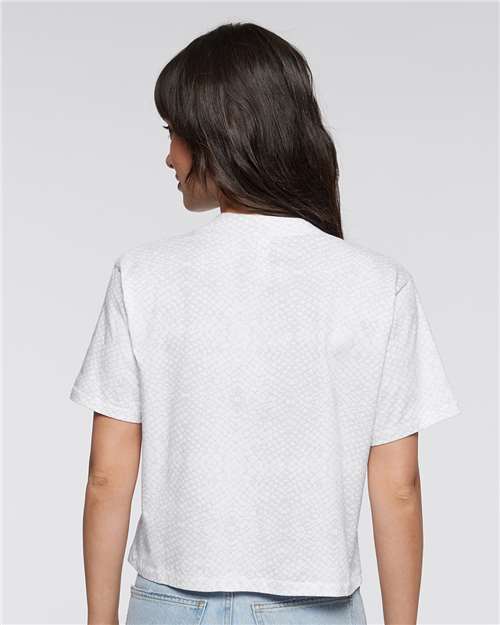 White Reptile Women's Boxy Tee - 3518