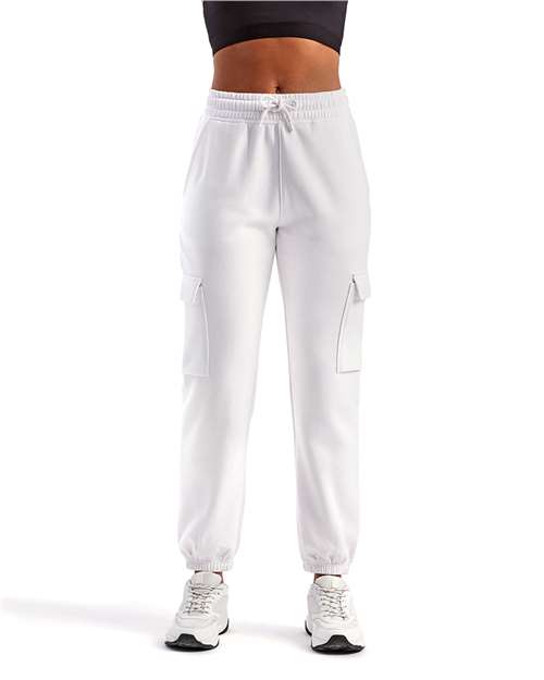 White Riley Cargo Jogger - TD604
