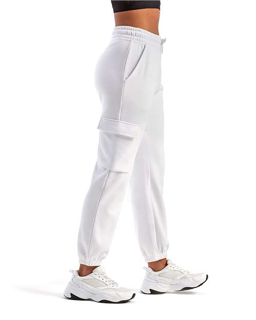 White Riley Cargo Jogger - TD604