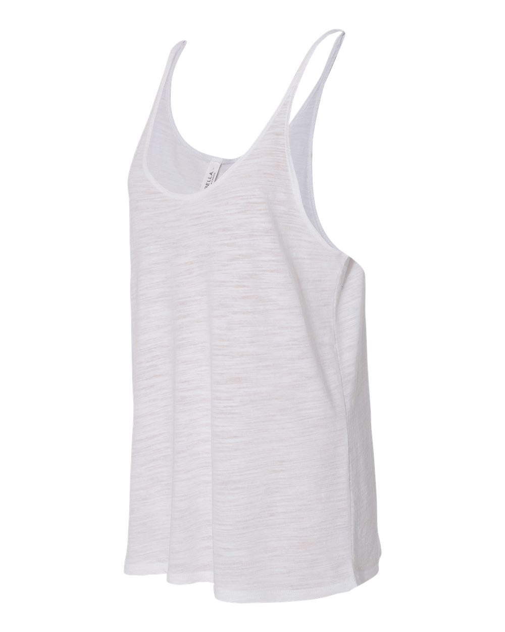 White Slub Women's Slouchy Tank - 8838