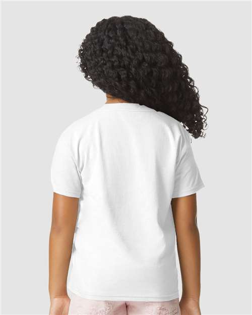 White Softstyle® Youth CVC T-Shirt - 64000BCVC
