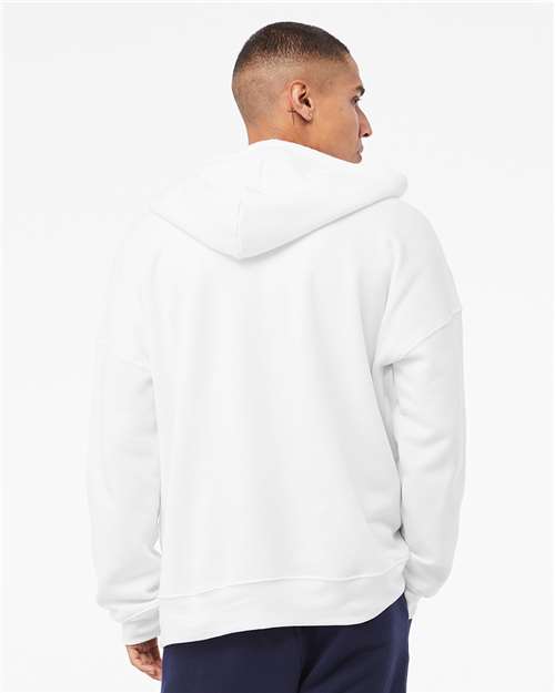White Sponge Fleece DTM Full-Zip Hoodie - 3759