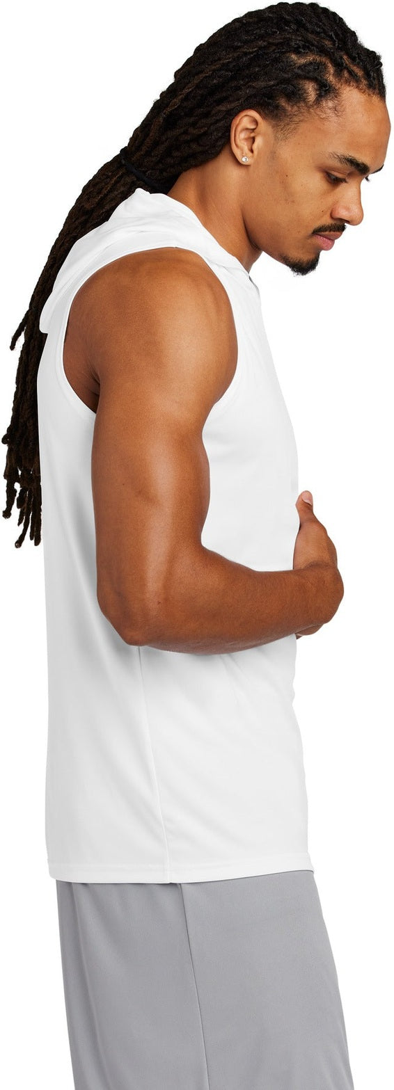 White Sport-Tek Competitor Sleeveless Hoodie ST352H