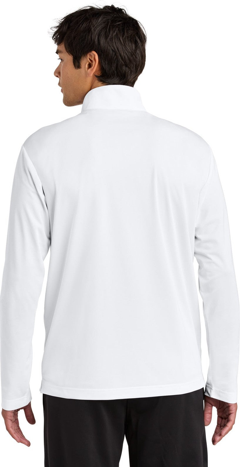 White Sport-Tek Micropique Sport-Wick 1/4-Zip ST672