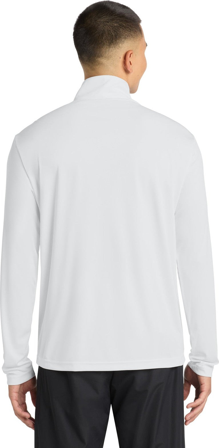White Sport-Tek PosiCharge Competitor 1/4-Zip Pullover. ST357