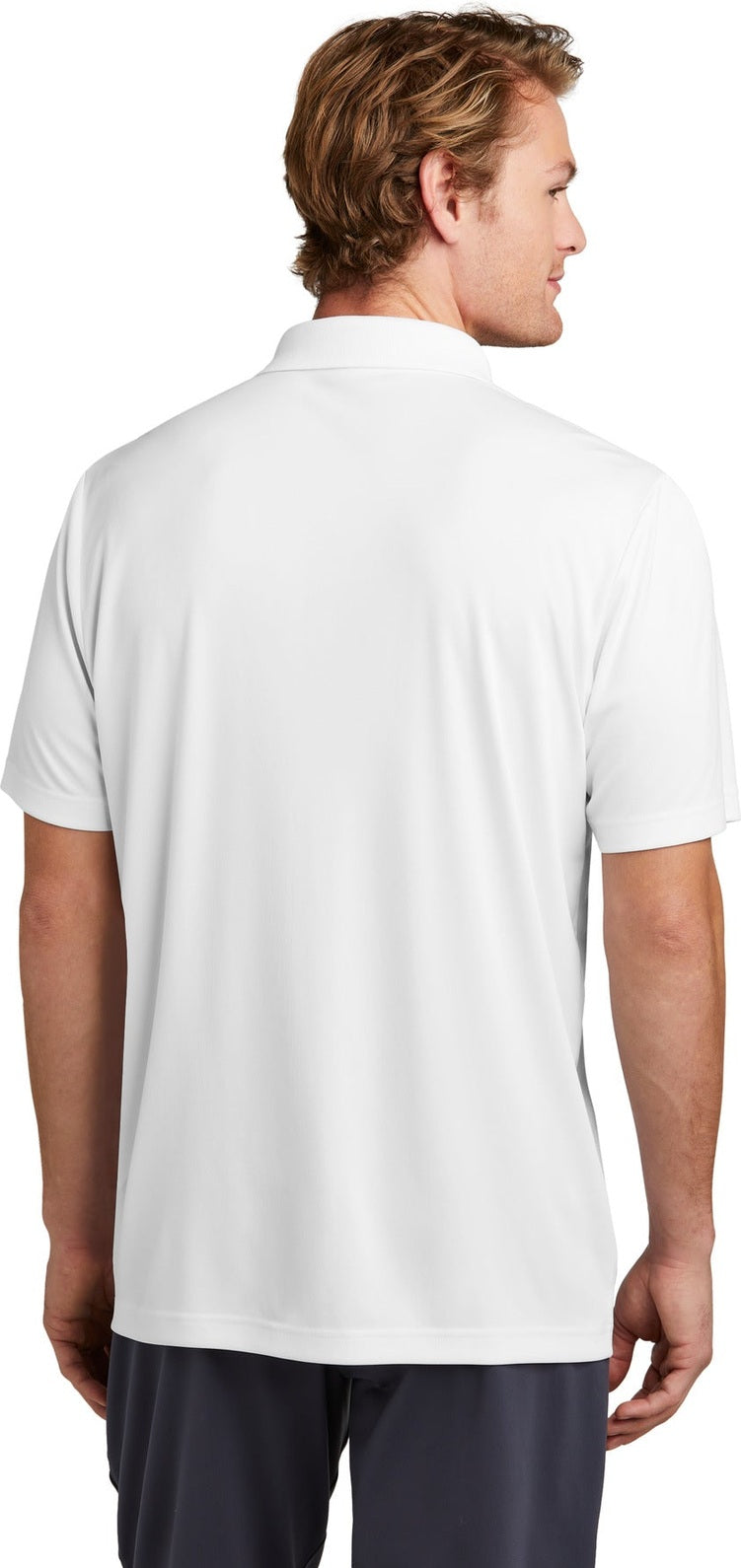 White Sport-Tek PosiCharge Re-Compete Polo ST725