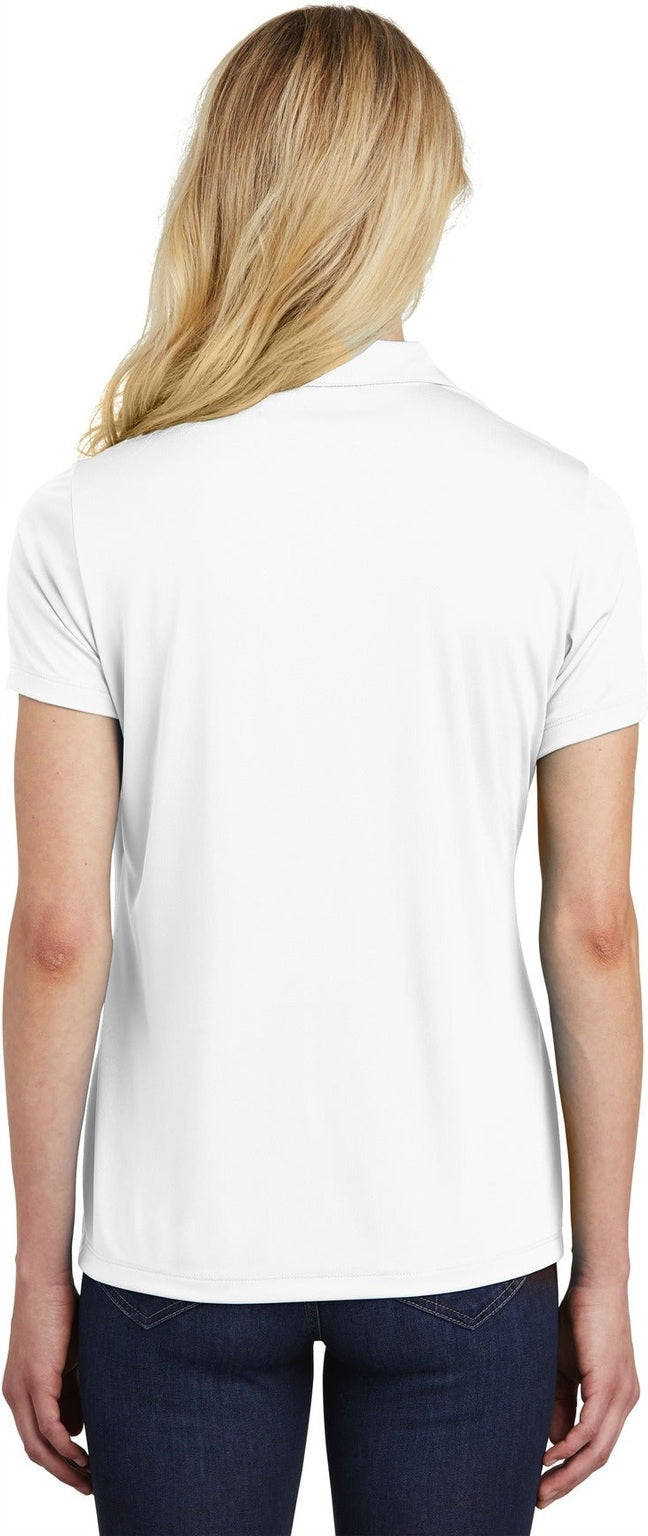 White Sport-Tek Women's PosiCharge Competitor Polo. LST550