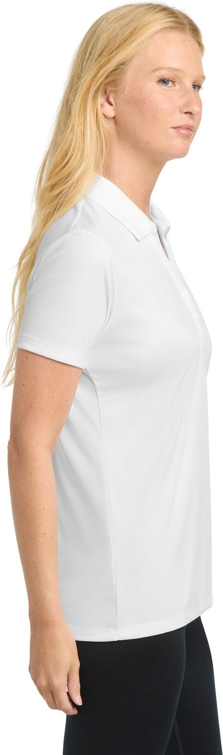 White Sport-Tek Women's PosiCharge Competitor Polo. LST550