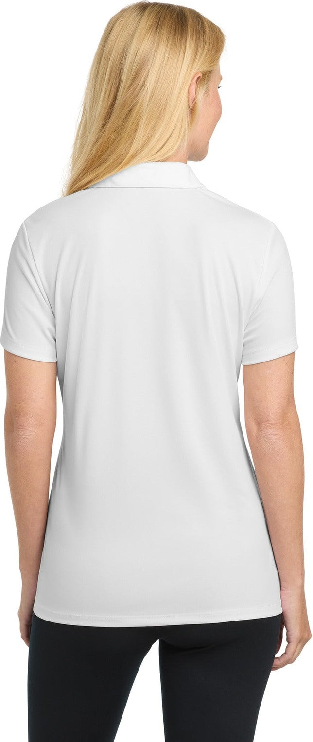 White Sport-Tek Women's PosiCharge Competitor Polo. LST550