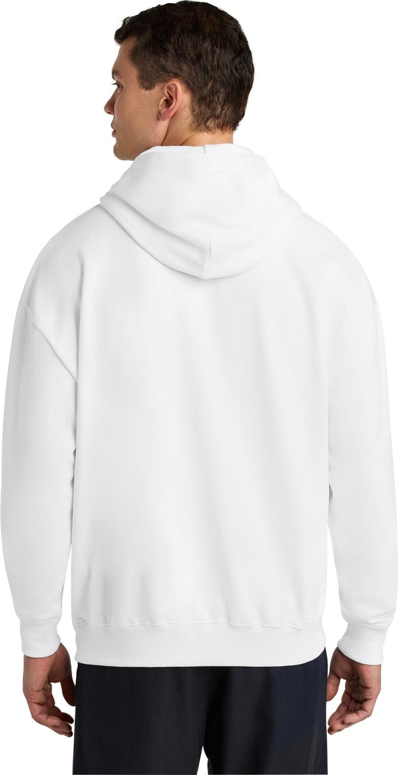 White Stanley/Stella Unisex Cooper Dry Hooded Sweatshirt SXU028