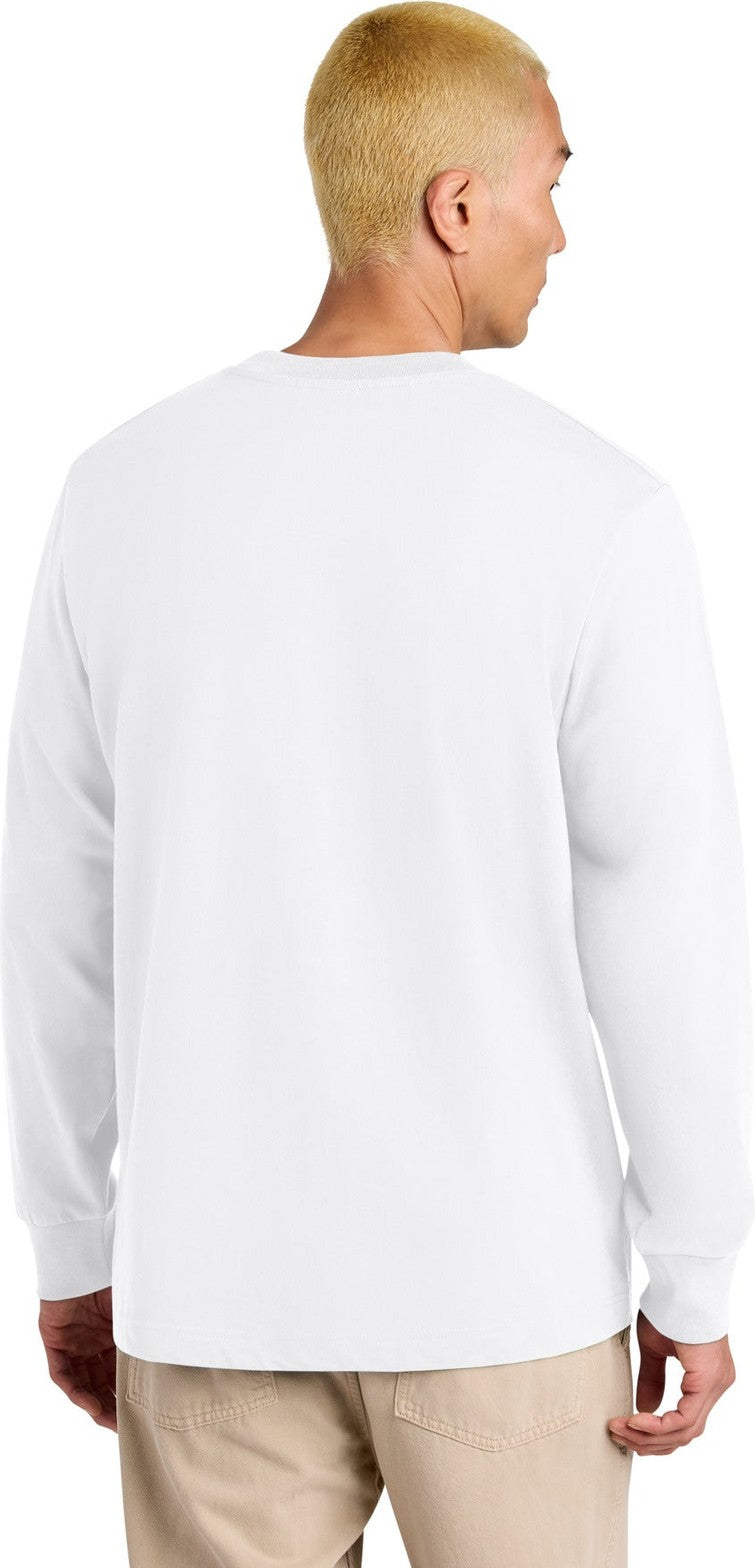 White Stanley/Stella Unisex Freestyler Heavyweight Long Sleeve Tee SXU023