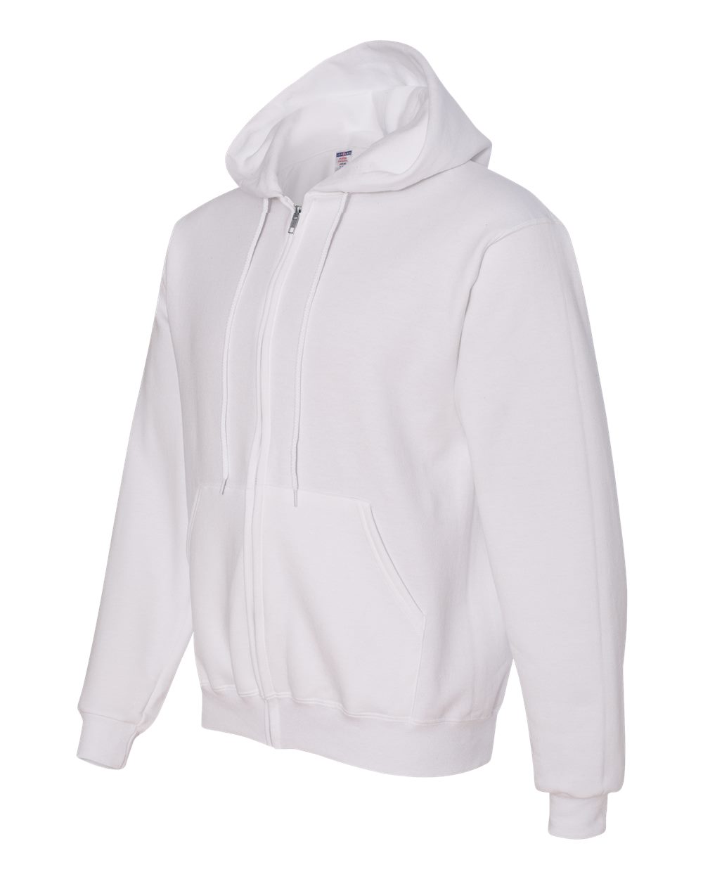White Super Sweats NuBlend® Full-Zip Hooded Sweatshirt - 4999MR