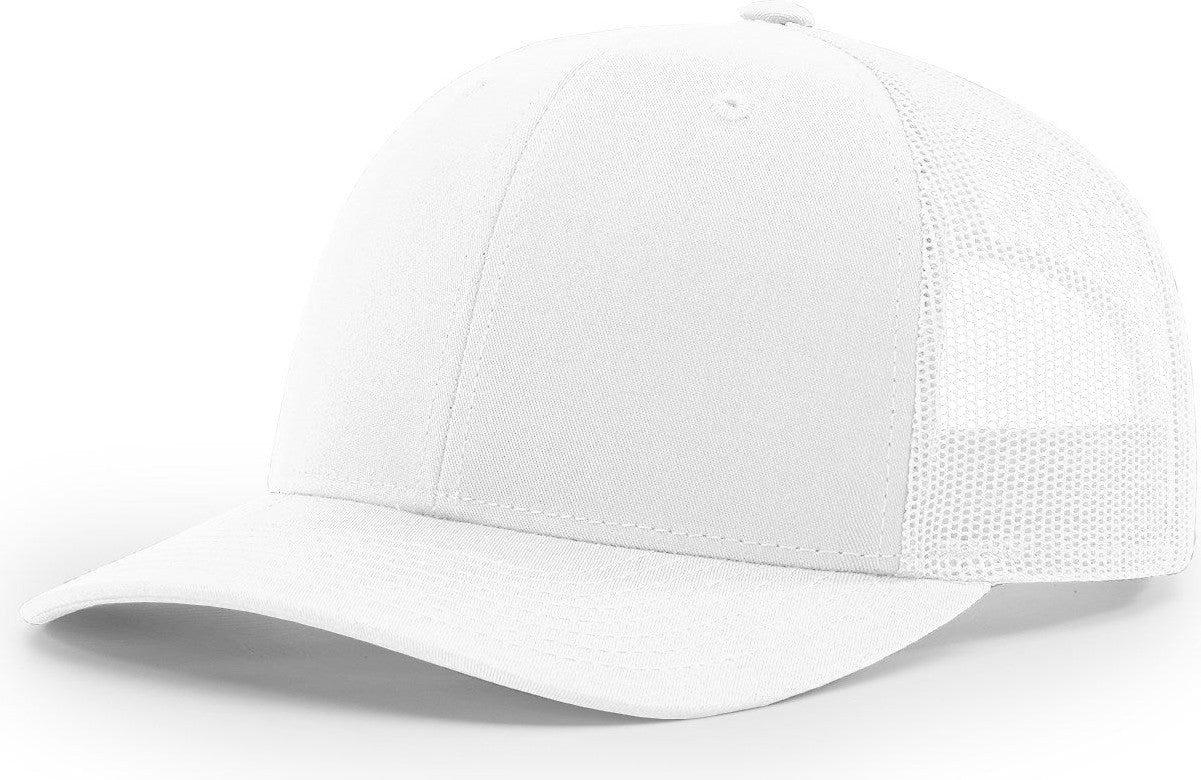 White/Aluminum/Black Trucker