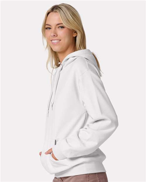 White Ultimate CVC Hooded Sweatshirt - IC49MR