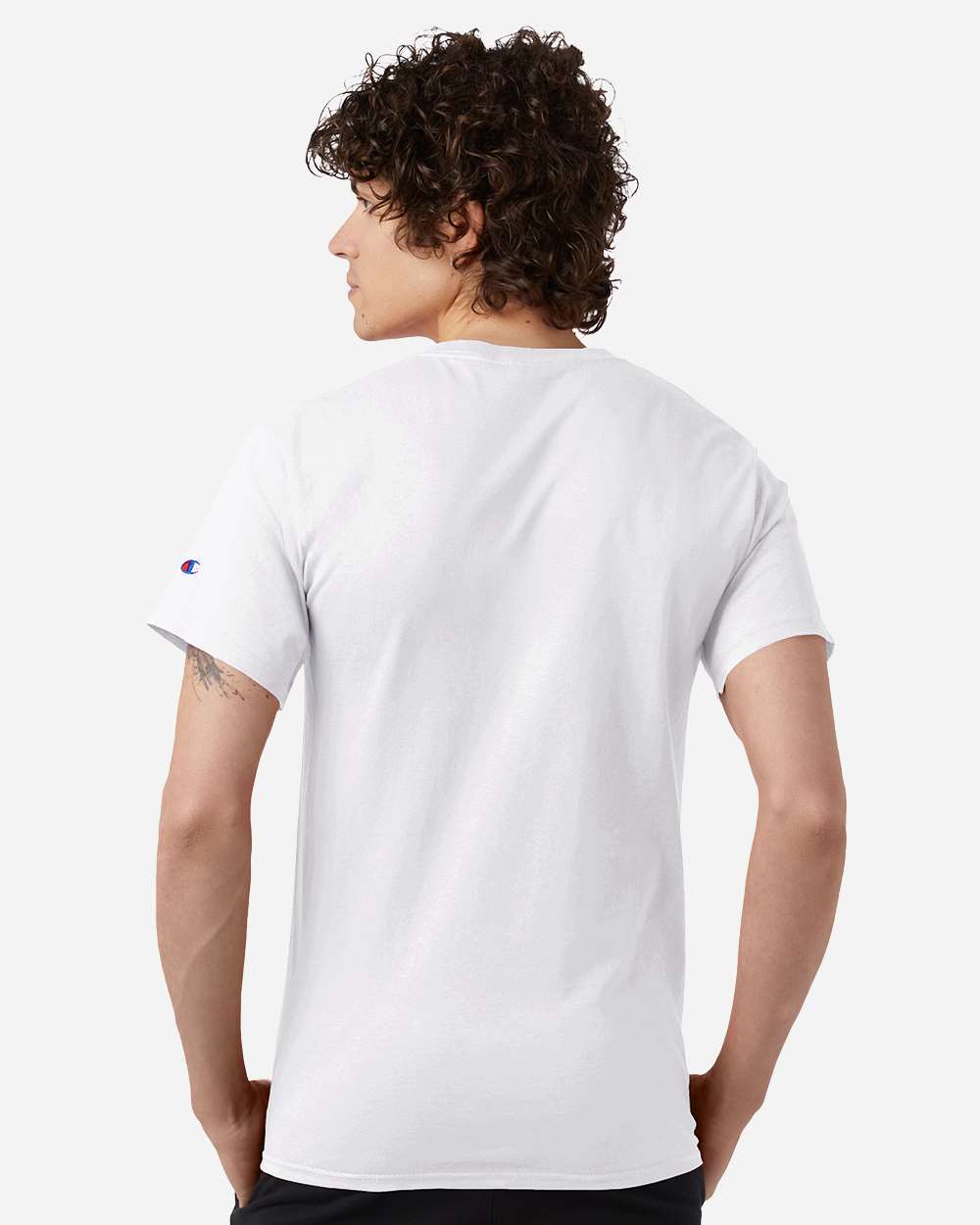 White Unisex Jersey T-Shirt - CH1000 plain