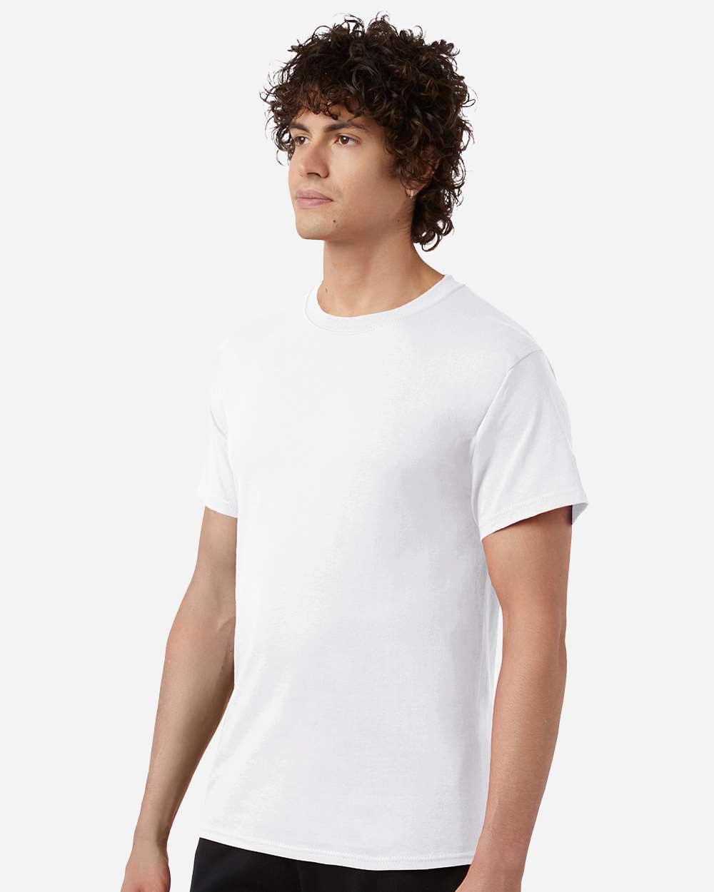 White Unisex Jersey T-Shirt - CH1000 plain