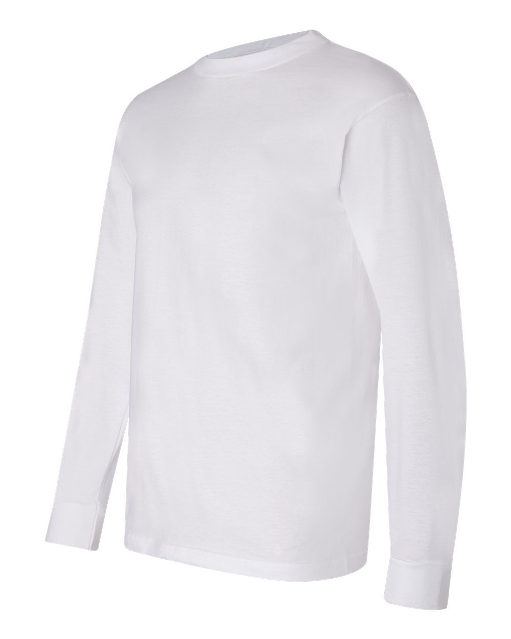 White USA-Made Long Sleeve T-Shirt - 6100