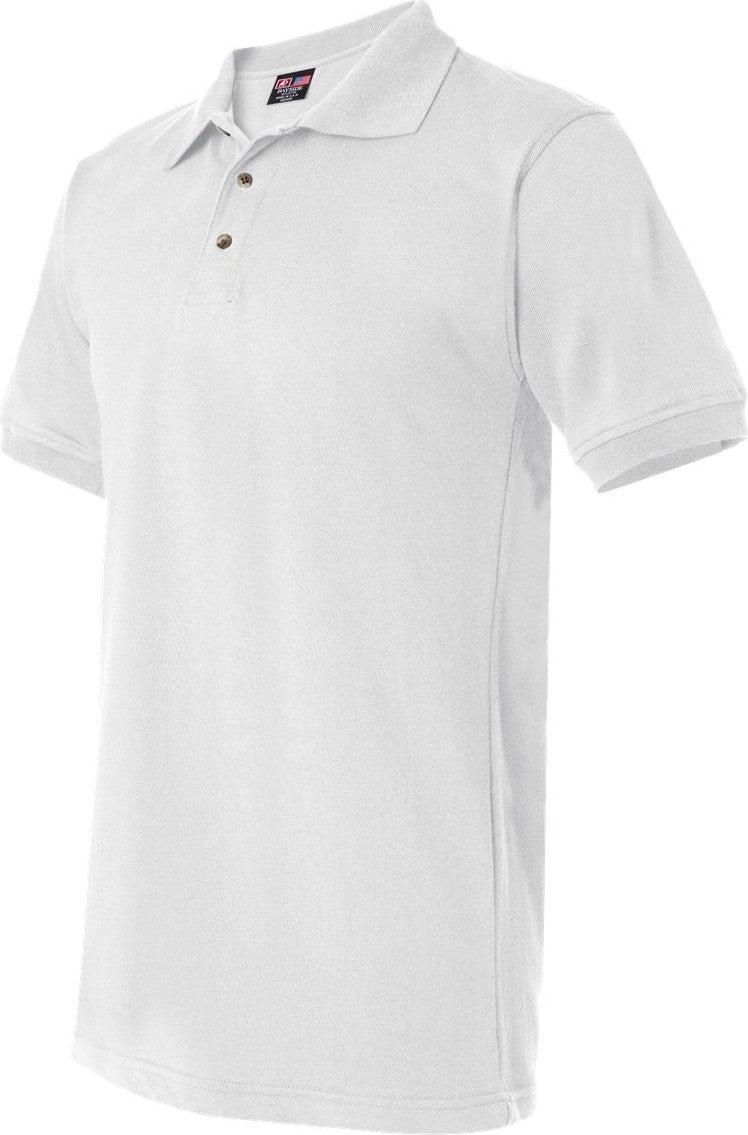 White USA-Made Polo - 1000